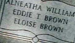 Eddie T. Brown on Sysoon