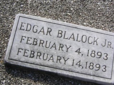 Edgar Blalock, Jr on Sysoon