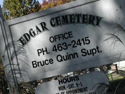 Edgar Cemetery on Sysoon