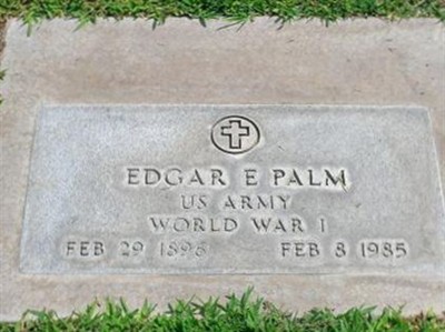 Edgar E. Palm on Sysoon
