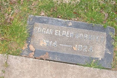 Edgar Elden Bobbitt on Sysoon