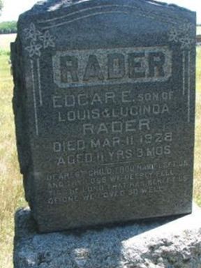 Edgar Elmon Rader on Sysoon