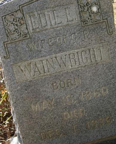 Edie E. Burk Wainwright on Sysoon