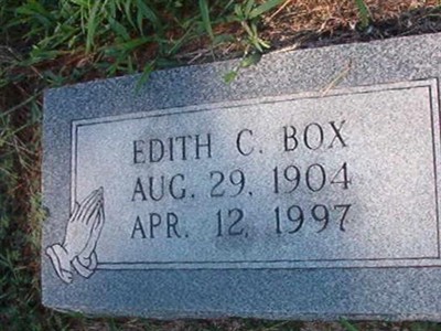 Edith C Box on Sysoon