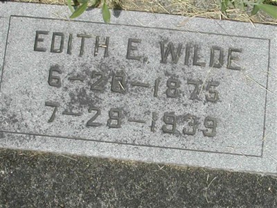 Edith E. Wilde on Sysoon