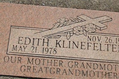 Edith Klinefelter on Sysoon