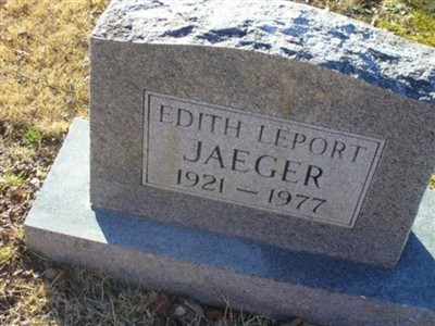 Edith LePort Jaeger on Sysoon