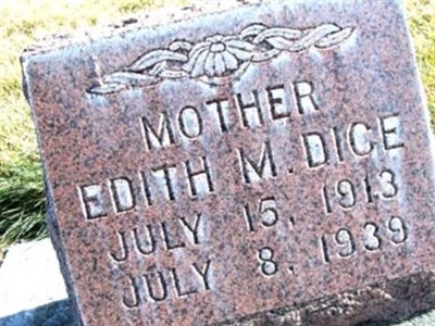 Edith M. Dice on Sysoon