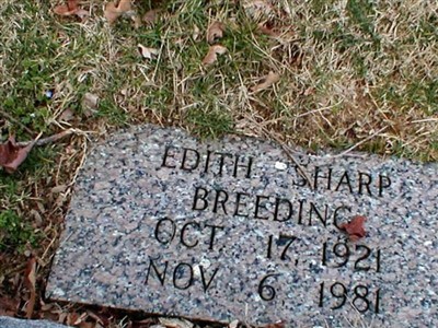 Edith Mae Sharp Breeding on Sysoon