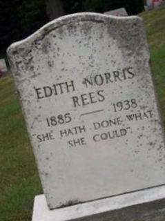 Edith Norris Rees on Sysoon