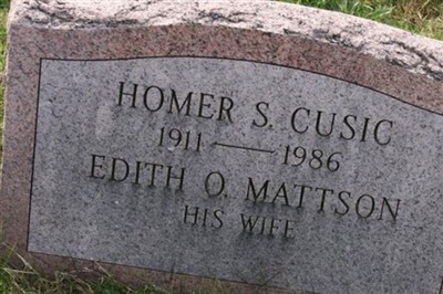 Edith O. Mattson Cusic on Sysoon