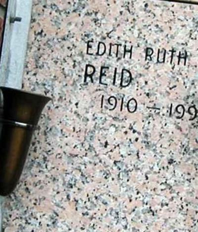 Edith Ruth Reid on Sysoon