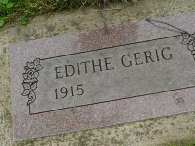 Edithe Gerig on Sysoon