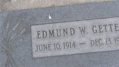 Edmund W Gettel on Sysoon