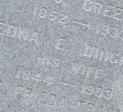 Edna E Dingman Greene on Sysoon