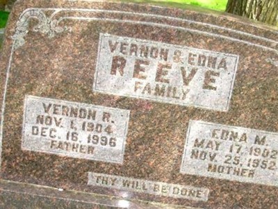 Edna Evert Reeve on Sysoon