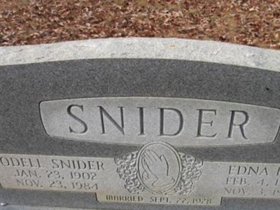 Edna File Snider on Sysoon