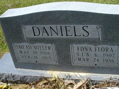 Edna Flora Daniels on Sysoon