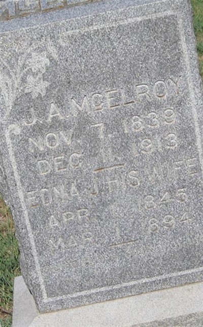 Edna Jane Laughlin McElroy on Sysoon