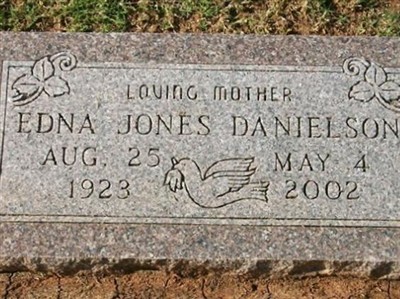 Edna Jones Danielson on Sysoon
