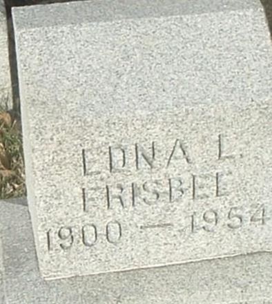 Edna L Frisbee on Sysoon