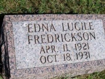 Edna Lucille Fredrickson on Sysoon