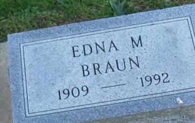 Edna M Braun on Sysoon