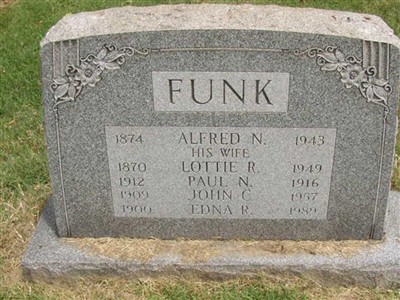 Edna R Funk on Sysoon