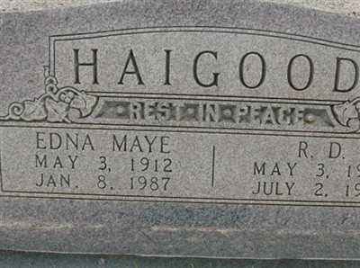 Edna Selvidge Haigood on Sysoon