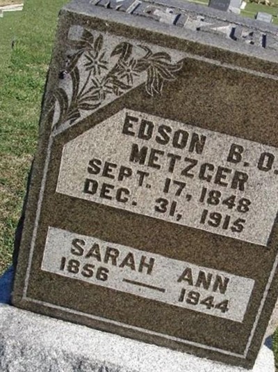 Edson B. Olds "Doc" Metzger on Sysoon