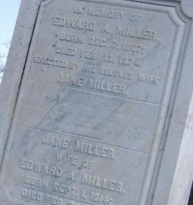 Edward A. Miller on Sysoon