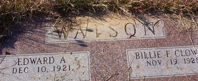 Edward A. Watson on Sysoon