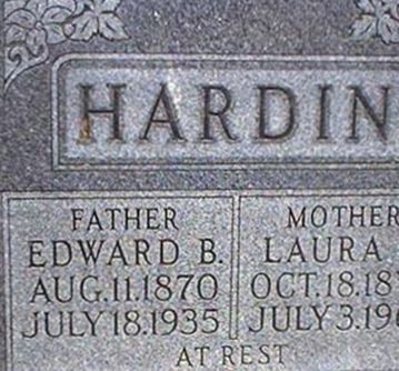 Edward B Hardin on Sysoon
