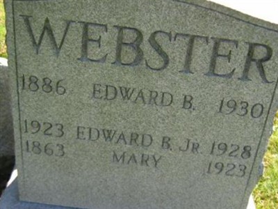 Edward B Webster on Sysoon
