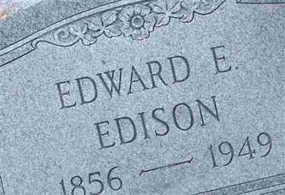 Edward E Edison on Sysoon