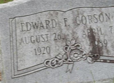 Edward F. Corson on Sysoon