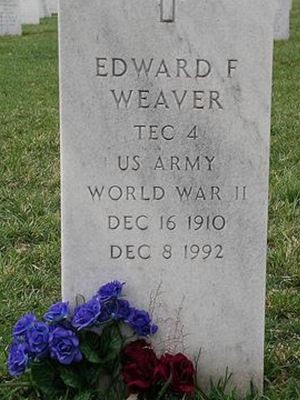 Edward F Weaver on Sysoon