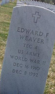 Edward F Weaver on Sysoon