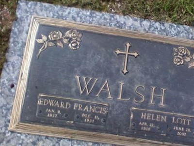 Edward Francis Walsh on Sysoon