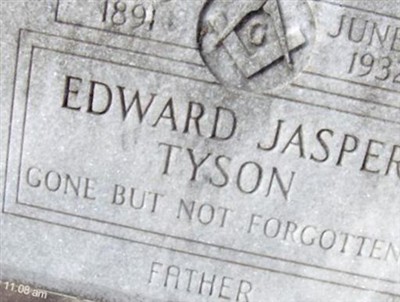 Edward Jasper Tyson on Sysoon