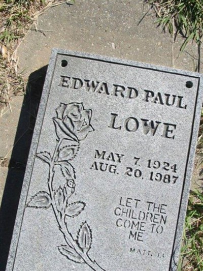 Edward Paul Lowe on Sysoon
