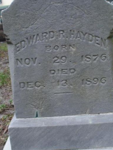 Edward R Hayden on Sysoon