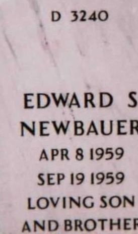 Edward S Newbauer on Sysoon