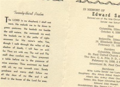 Edward Sander on Sysoon