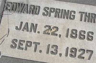 Edward Spring Thrift on Sysoon