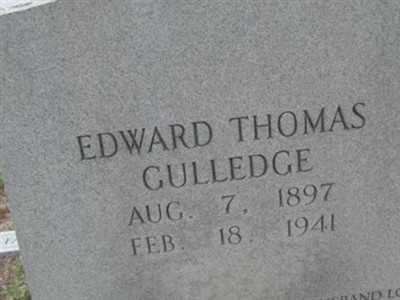 Edward Thomas Gulledge on Sysoon