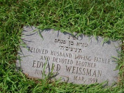 Edward Weissman on Sysoon