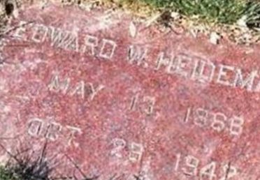 Edward William John Heidemann on Sysoon