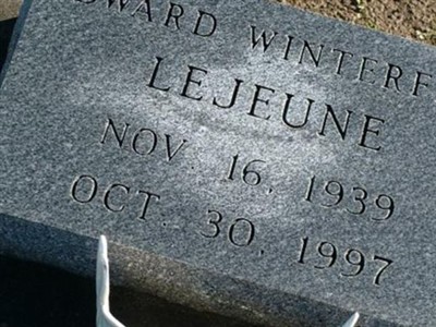 Edward Winterfred LeJeune on Sysoon