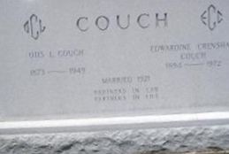 Edwardine Crenshaw Couch on Sysoon
